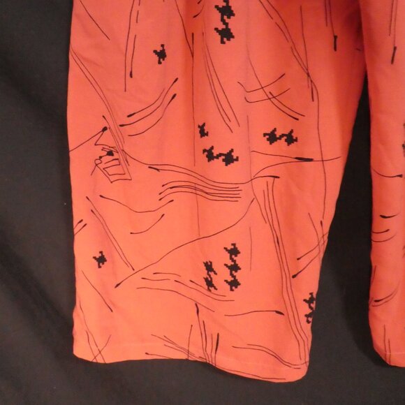 Handmade Loose Fit Abstract Print Lounge / Pajama Pants | 14 inch waist measured - Picture 8 of 16